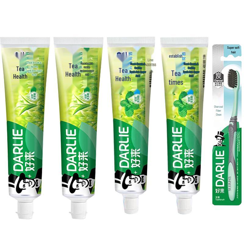 

Darlie Longjing Tea Toothpaste Set with Toothbrush