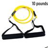 11-teiliges multifunktionales elastisches Zugseil-Fitnessset