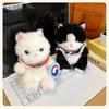 Adorable Flower Cat Plush Desk Companion & Backpack Pendant