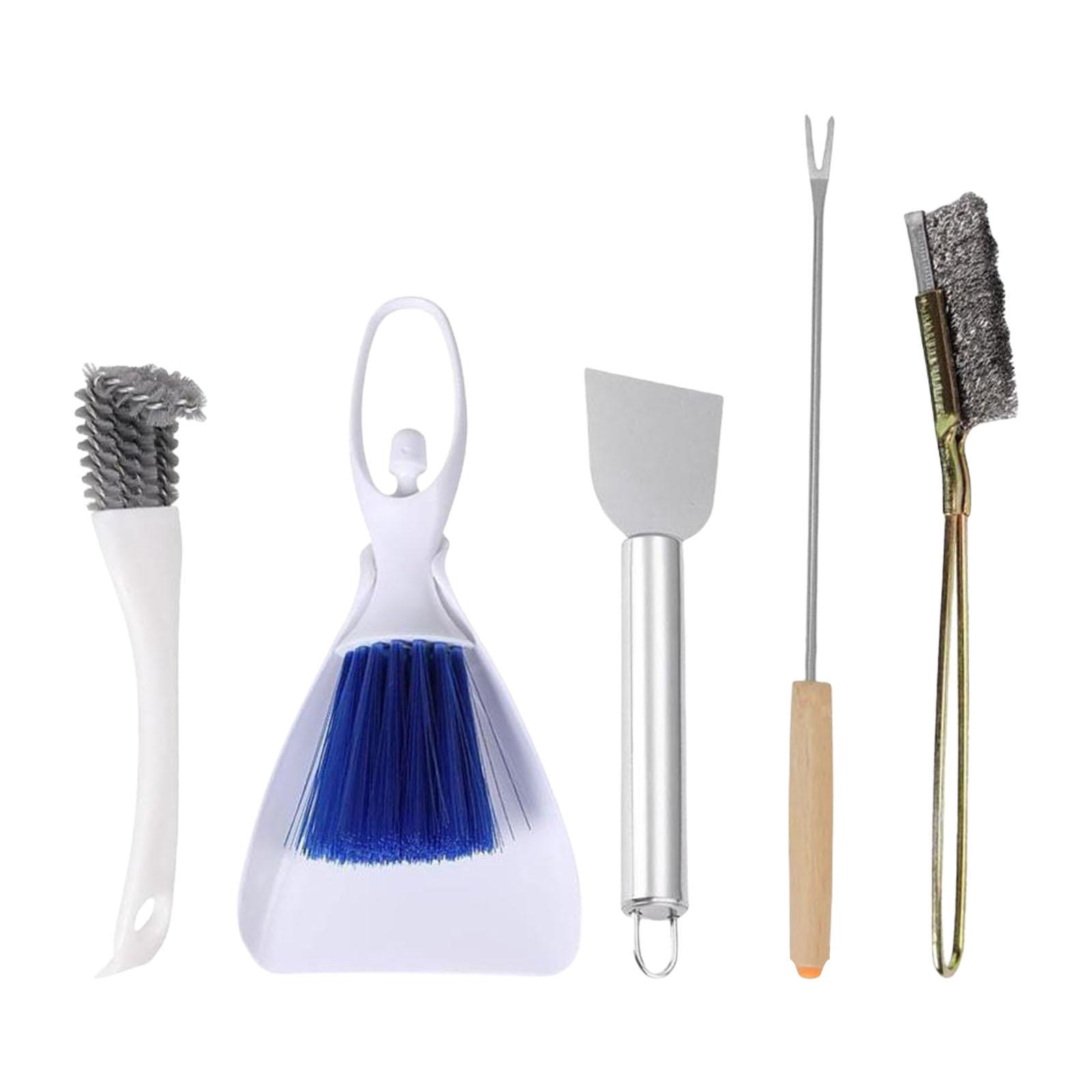 

Bird Cage Cleaning Kits 5Pieces Stainless Steel Tools Set for Efficient Waste Removal and Bird Cage Maintenances Use