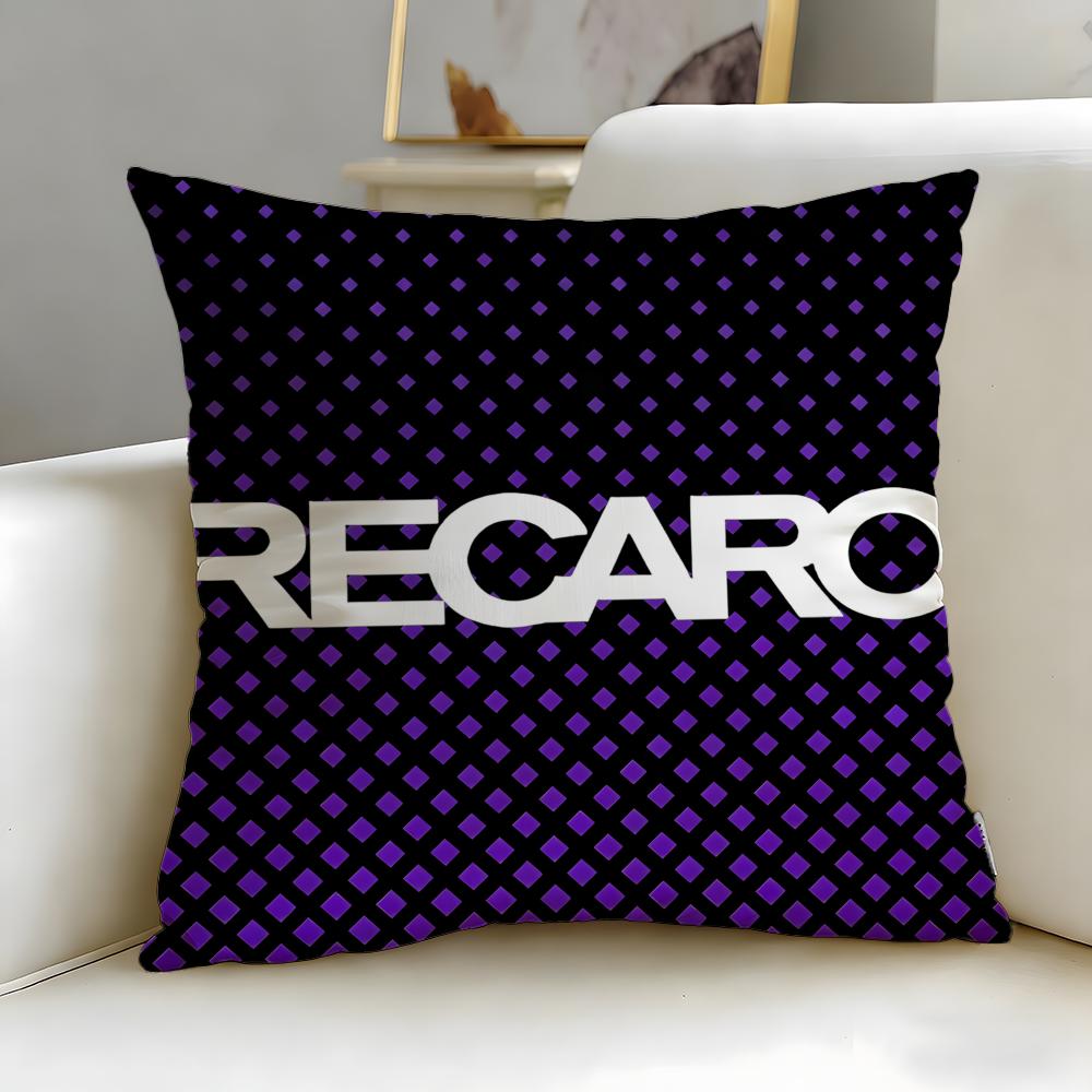 classic brand Recaro Cushion Cover Soft & Easy-Wash Pillow Case – Versatile for Couch, Bed, Travel and Office