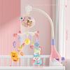 Babybett-Mobile mit Musik und Licht Niedliche Babybett-Mobile-Spielzeuge mit Fernbedienung 360°-Drehung Baby-Musik-Mobile für das Babybett