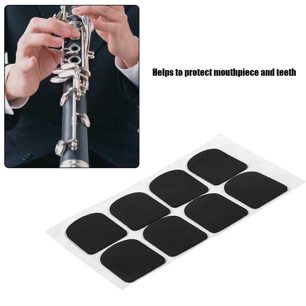 Saxophone Mouthpiece Patch Pads for Tenor and 2 2 Shapes Black Soprano, Alto, Saxophone, Clarinet, 0.3/0.5/0.8mm, Colors, (0.5mm Circle)