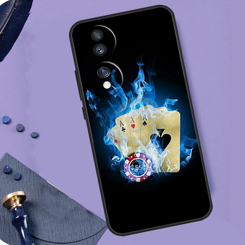 

Кости Покер Казино Для Honor Magic 6 5 Pro Lite 50 70 90 Чехол Для Honor X9b X8b X7 X8 X9 X6a X7a X8a X9a Обложка Honor 90
