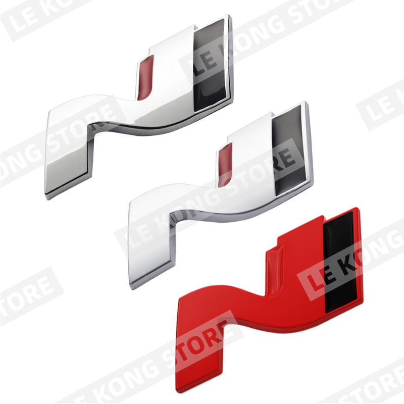CMMR4 N Performance Abzeichen Emblem Fronthaube Kühlergrill Aufkleber Decal Für Hyundai Sonata Elantra Veloster I20 I30 I10 I40 Metall Auto Styling