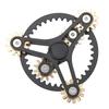 Bearing Gear Finger Toy Meditation Reduce Anxiety Break Bad Habits Bearing 3 Gear Metal Toy Black