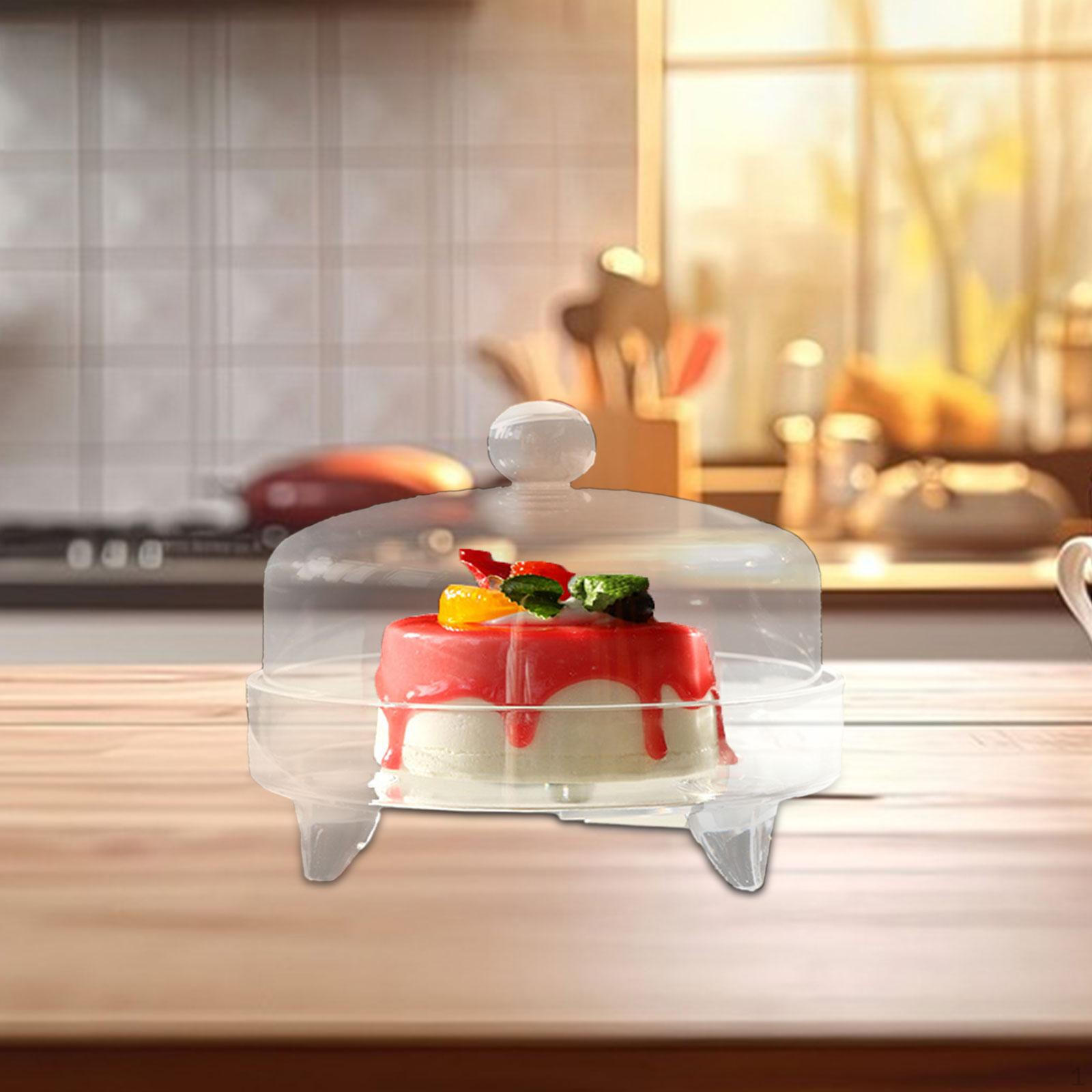 

Акриловая подставка для торта с куполом, круглый держатель для выпечки, подставка для торта S