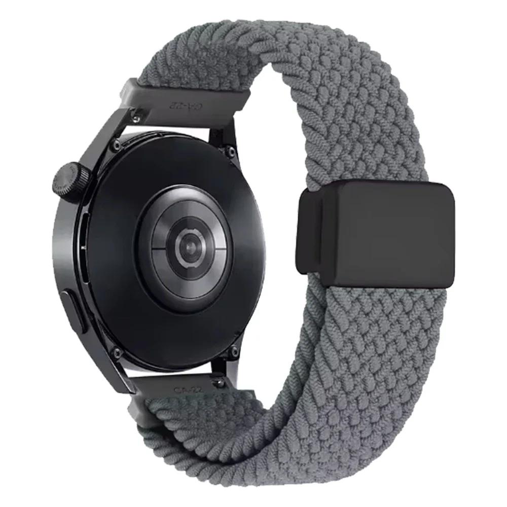20mm 22mm Nylonový sportovní řemínek na hodinky Pro Samsung Gear S2/S3 Classic/Galaxy Watch7 6 5Pro 4 /Active 2 Tkaný pásek Prodyšný náramek