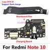 1 шт. Нова плата USB-порту для зарядки для Redmi Note 10 материнської плати Роз’єм основної плати Flex Cable Запасні частини
