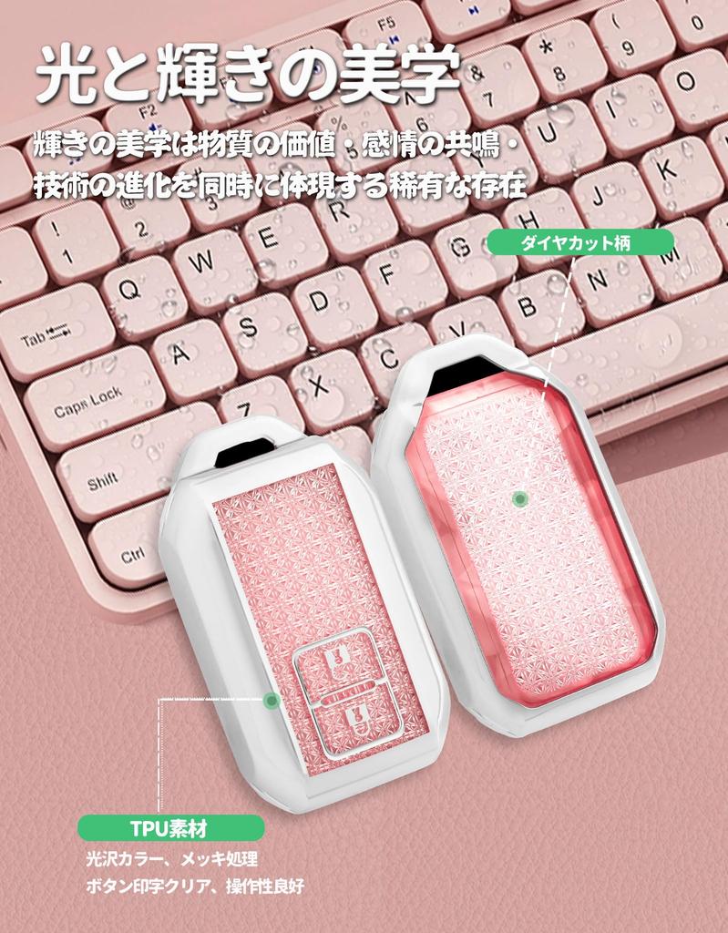 SANRILY Key Key Key Protection for Suzuki Swift Wagon Made with Premium and Stylish Pink Case, Holder, Hybrid, Jimny, Sierra, Fronx, XBEE, R, etc.