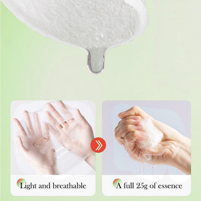 Maschera purificante delicata all'aloe vera Maschera rassodante idratante al collagene Migliora la pelle ruvida Elimina le rughe e controlla l'olio