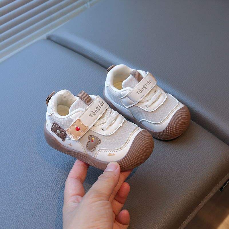 

Baby toddler shoes girls 2025 new spring and autumn leather shoes non-slip 1 to 3 years old functional shoes boys shoes Size 25 shoe inner length 16 cm хаки