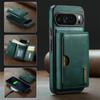2 in 1 Detachable Magnetic Flip Leather Phone Case for Google Pixel 10 Pro XL Pixel 9 Pro Pixel 8 Pro Vintage Wallet Card Pocket Back Cover Coque