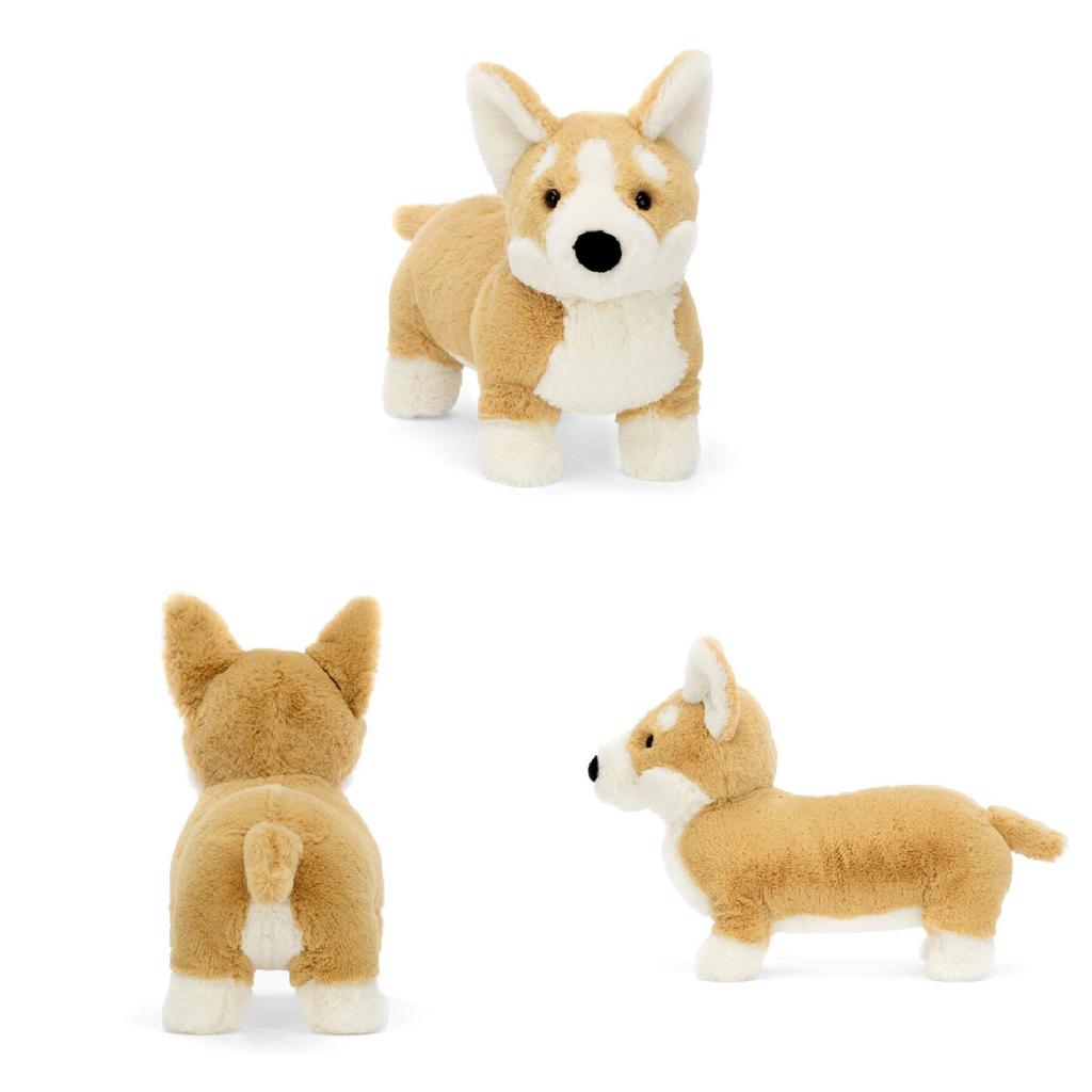 Jc Corgi Betty Plush Toy Stuffed Animal Doll Bedroopm Decoration Gifts Kids