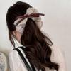French Chiffon Fabric Fluffy Hair Band, High-end and Sweet Bow Tie, Ethereal Ponytail Tie, Large Intestine Hair Band