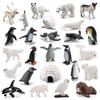 Arctic Animal Pvc Collection With Realistic Marine Land Creatures For Educational Use
