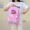 3Pcs/set Cartoon K-Pop Printed Backpack with Pencil Case Lunch Bag for Teenager Girl Boy Bookbag Kid Gift Large Capacity Waterproof Travel Bag