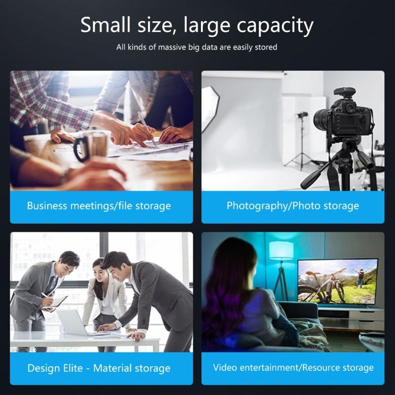 Portable Type C 2.5in SSDs Hard Drive Case for SATAs Drives Featuring Fast USB3.1 Connectivity 2.5Inch Hard Disk Box