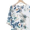 Spring and Summer Casual Set with Printed Short Sleeves and Long Pants