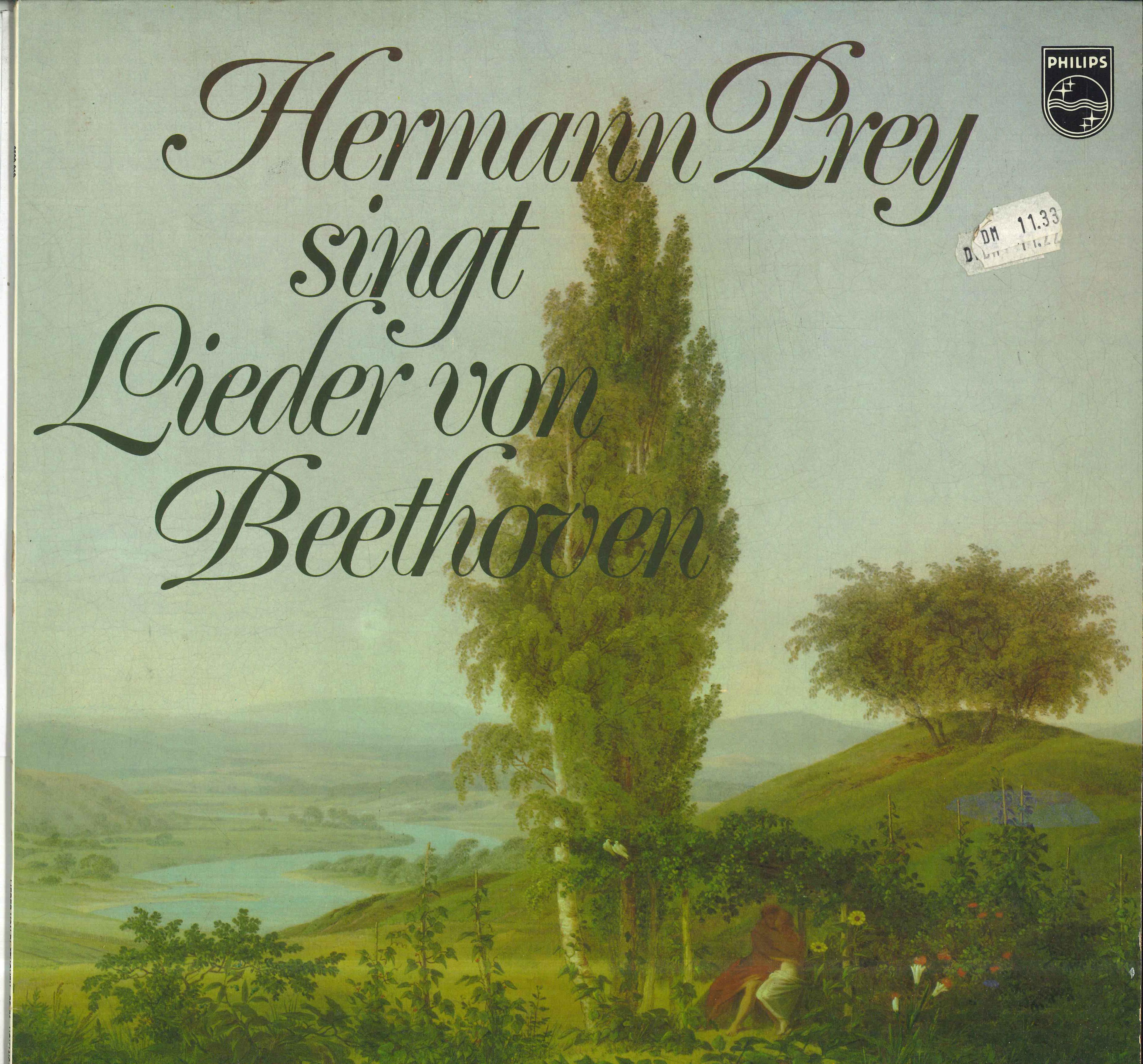 LP Record HERMANN PREY LEONARD HOKANSON Hermann Prey Singt Lieder Von Beeth 6520019 PHILIPS Germany Classical Used