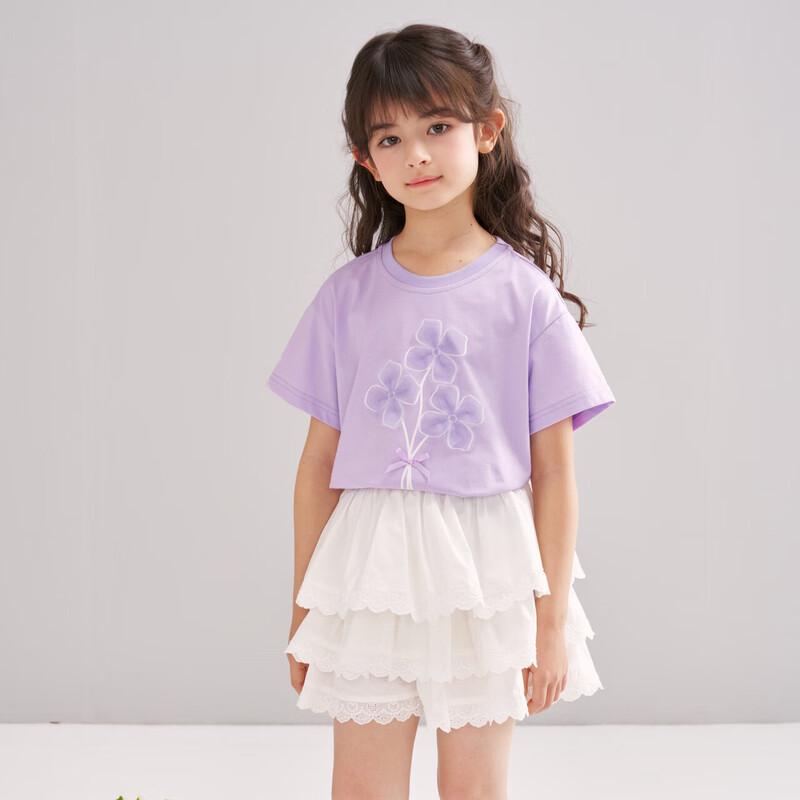 Deesha Girls' Fashion Cooling Print Short-Sleeve T-Shirt