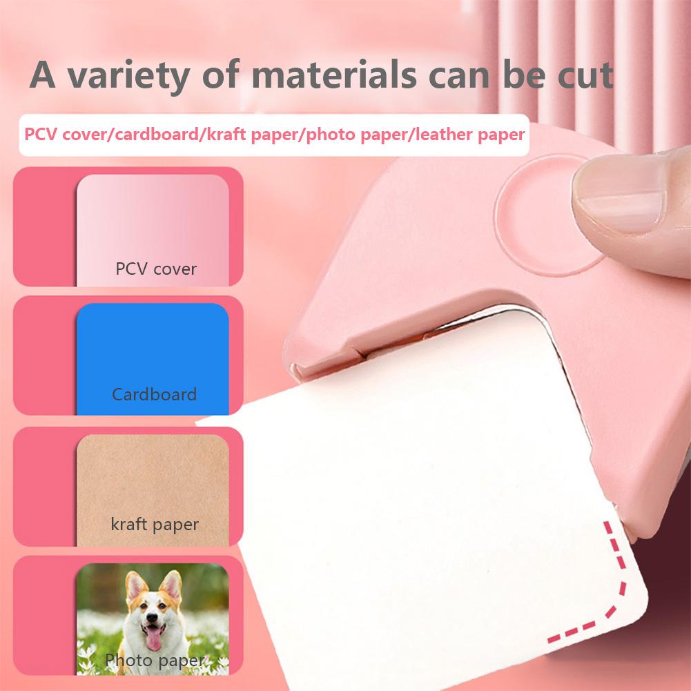 1Pcs R4 Corner Rounder Paper Cutter Paper Corner Edge Cutting Circle Shape Trimmer Papers Photos Card Circles Corner Cutter