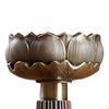 Elegant Lotus Ghee Candle Holder for Meditation