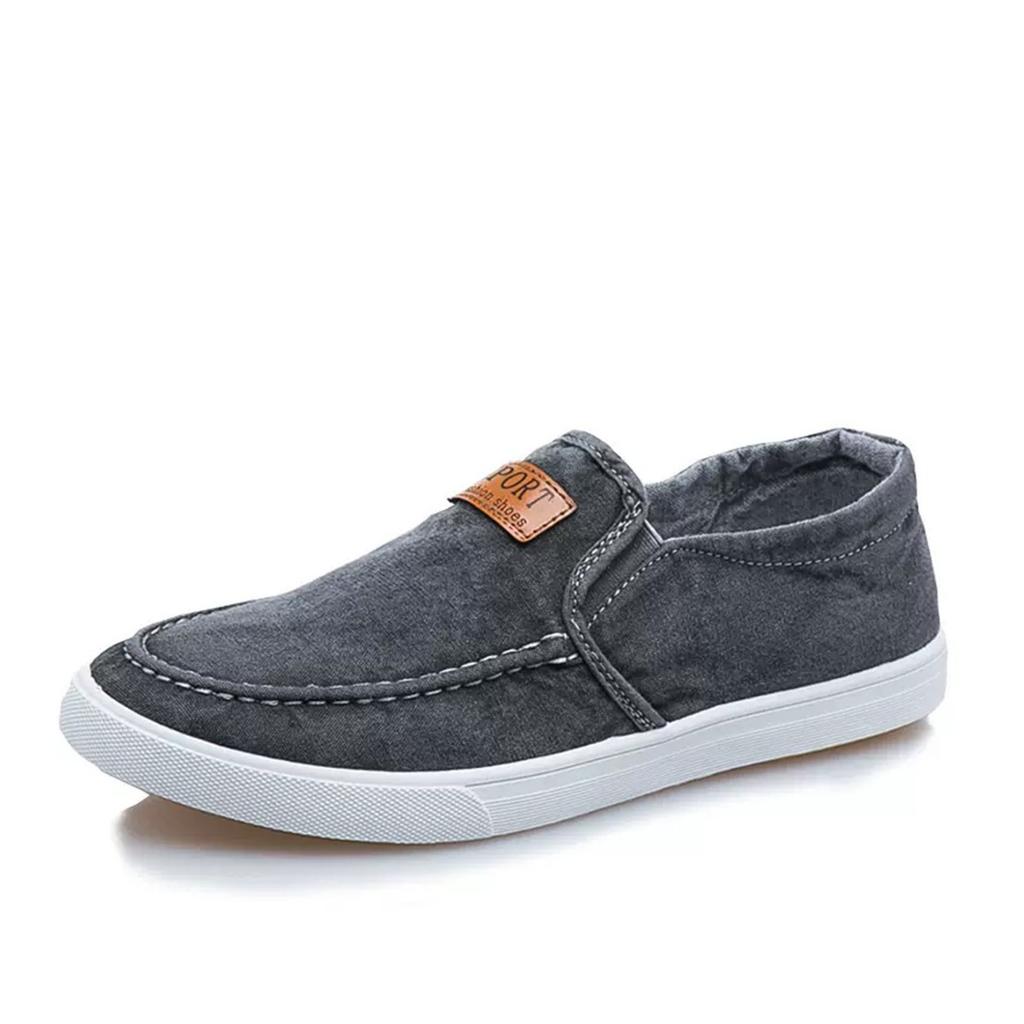 Scarpe da uomo estive nuove con suola piatta scarpe di stoffa vecchia Pechino scarpe da ginnastica scarpe da skateboard scarpe lazy da infilare traspiranti autunnali