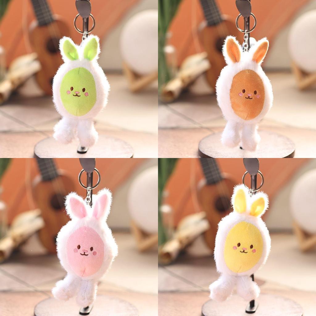 Juguete Llavero de Conejo de Peluche con Material Suave para Niños y Adultos