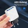 4-Port USB Travel Charger 5V/2.4A Fast Charge - AU/EU/UK/US Compatibility
