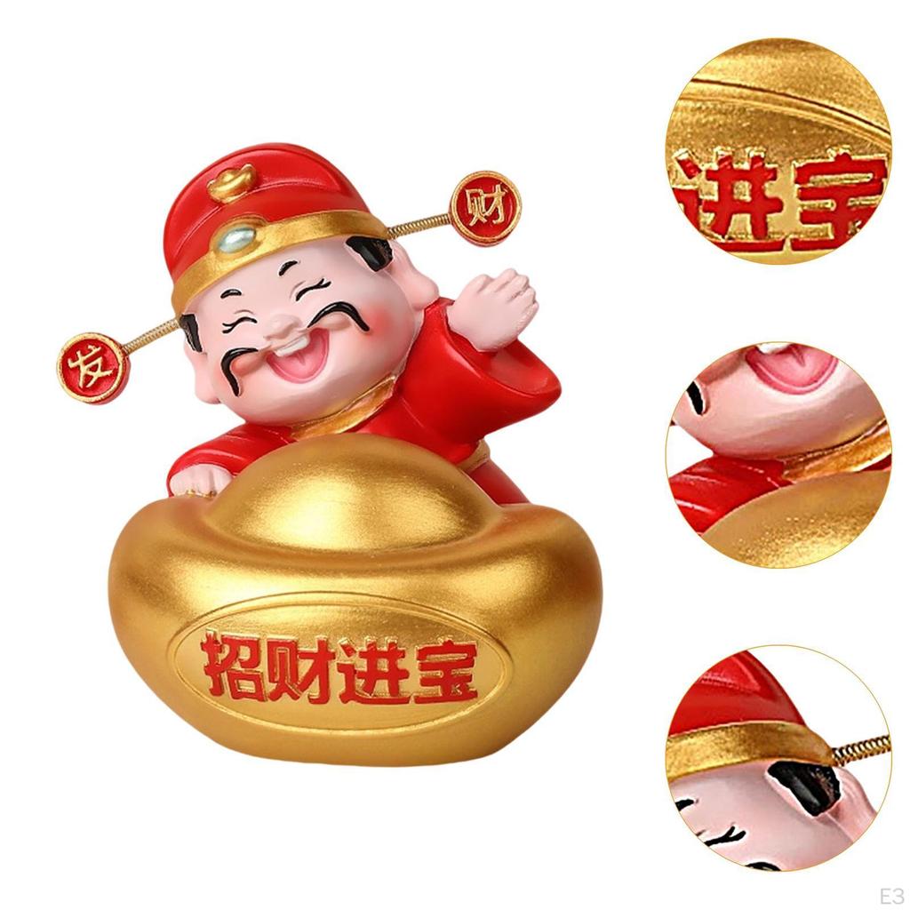 God Statue, , Collector's Item, Ideal Gift, Feng Shui Figurine, Desk Decoration for Parties,