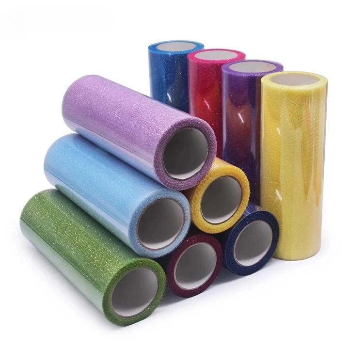 15cm X 22m Mesh Roll Up Yarn Fabric Lace Fabric Wedding Mesh Clothing Handmade DIY Christmas Wedding Birthday Party Decoration