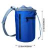 Chalk Bag for Climbing with Zippered Pocket, Carrying Bag, Adjustable Belt Pole Dancing