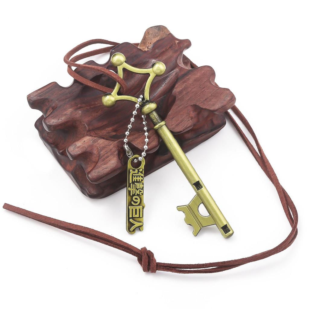 Attack Titan On Eren Underground Key Necklace With Alloy Pendant Cosplay For