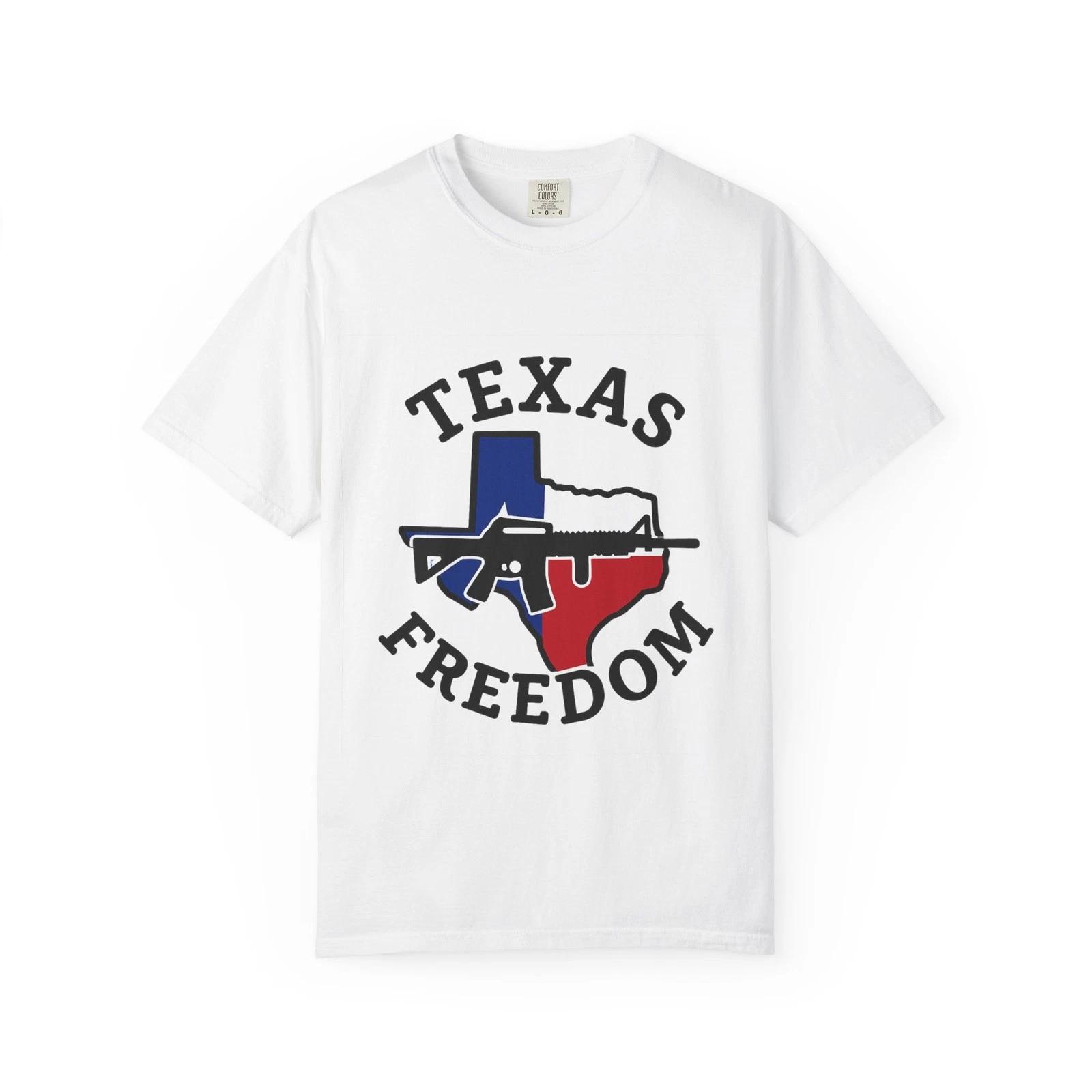 Texas Freedom Unisex T-Shirt | Casual Graphic Tee, Texas Pride Shirt, Gift [...] S