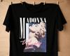 Madonna Tee Shirt Black Cotton Women All Size S To 5XL Unisex T-Shirt