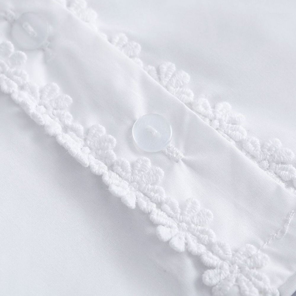 Ruffle Detachable Fake Collar White False Blouse Collar Simple Adjustable Neckline Female