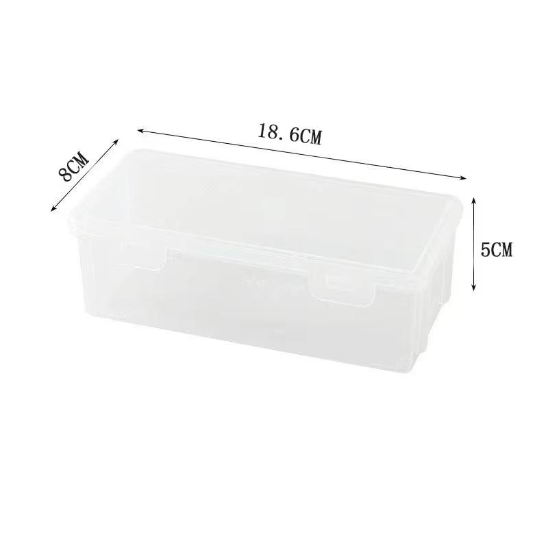 Large Capacity Transparent Storage Box Student Pencil Box Children S Desktop Storage Box For Pencil Crayon Color Lead Storage