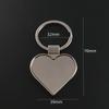 Custom Name Couple Keychain Anniversary Gift for Boyfriend Him Her Stainless Steel Key Ring Laser Engraved Sided Text Keyring