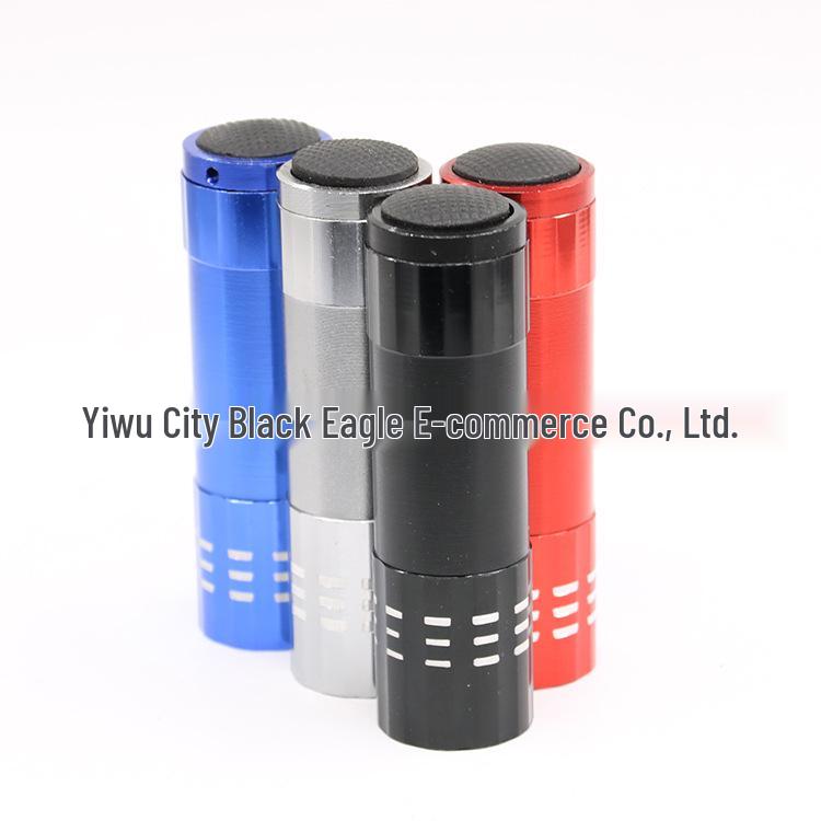Mini 9-LED UV Flashlight for Banknote Detection & Nail Art Curing