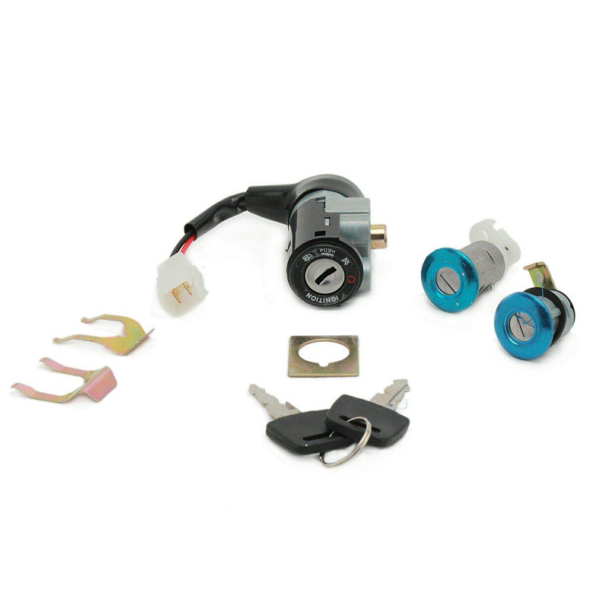 

MAXIMASELECT Honda Live Dio AF34 AF35 Ранний Ключ Основной Ключ Комплект Цилиндров Замка Зажигания Внешний Кастом Более Важная Микрофибра Бонус