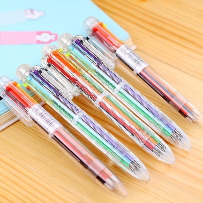 

Multicolor Ballpoint Pen Set: 10 and 6 Cartoon Colors with Inspirational Words - Perfect for Students and Prizes