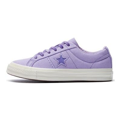 One Star Klasické Hviezdne Logo Protišmykové, Odolné voči Opotrebovaniu, Ľahké Nízke Korčuliarske Topánky Unisex Fialová