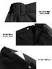 Little Donkey Andy Ski and Snow and Size 3XL Men's Pants, Fleece-Lined, Windproof, Warm, Black,