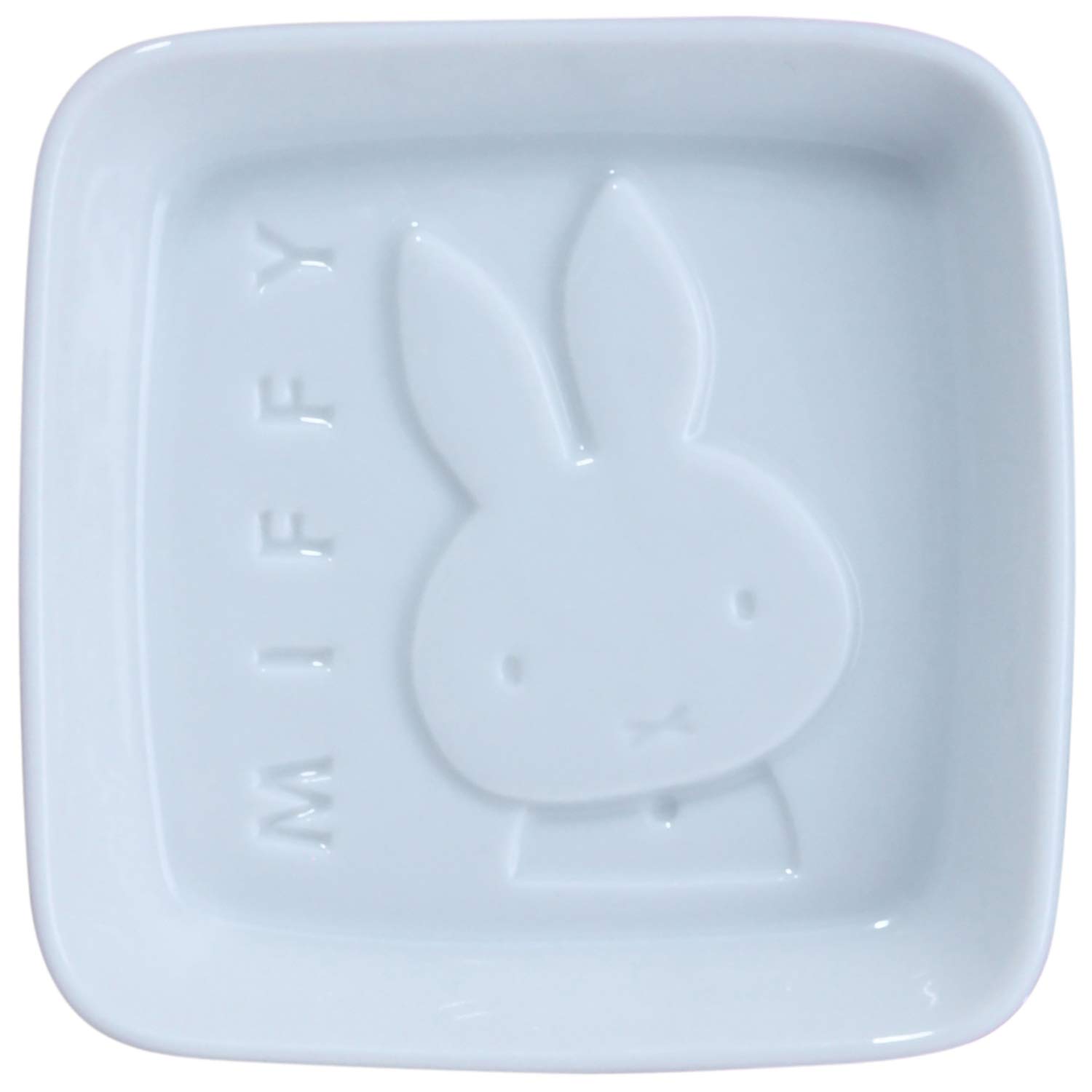 

Kanesho Pottery Dick Bruna Soy Sauce 8cm Made in 208141 Miffy Dish, Approx. Diameter, Japan, белый