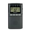 WINTECH EMR-701TV Portable Digital Radio with Emergency Function, One-Seg/AM/FM, Black