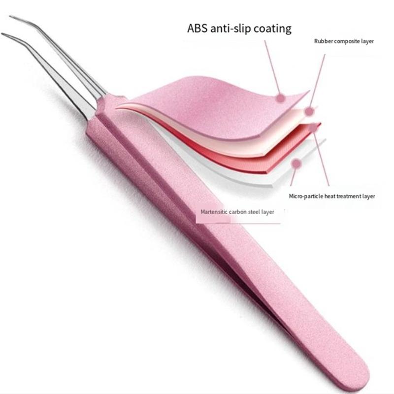 Portable 10Pcs Acne Treatments Kit Including Carbon Steel Needle and Ergonomic Comedone Extractor Tools