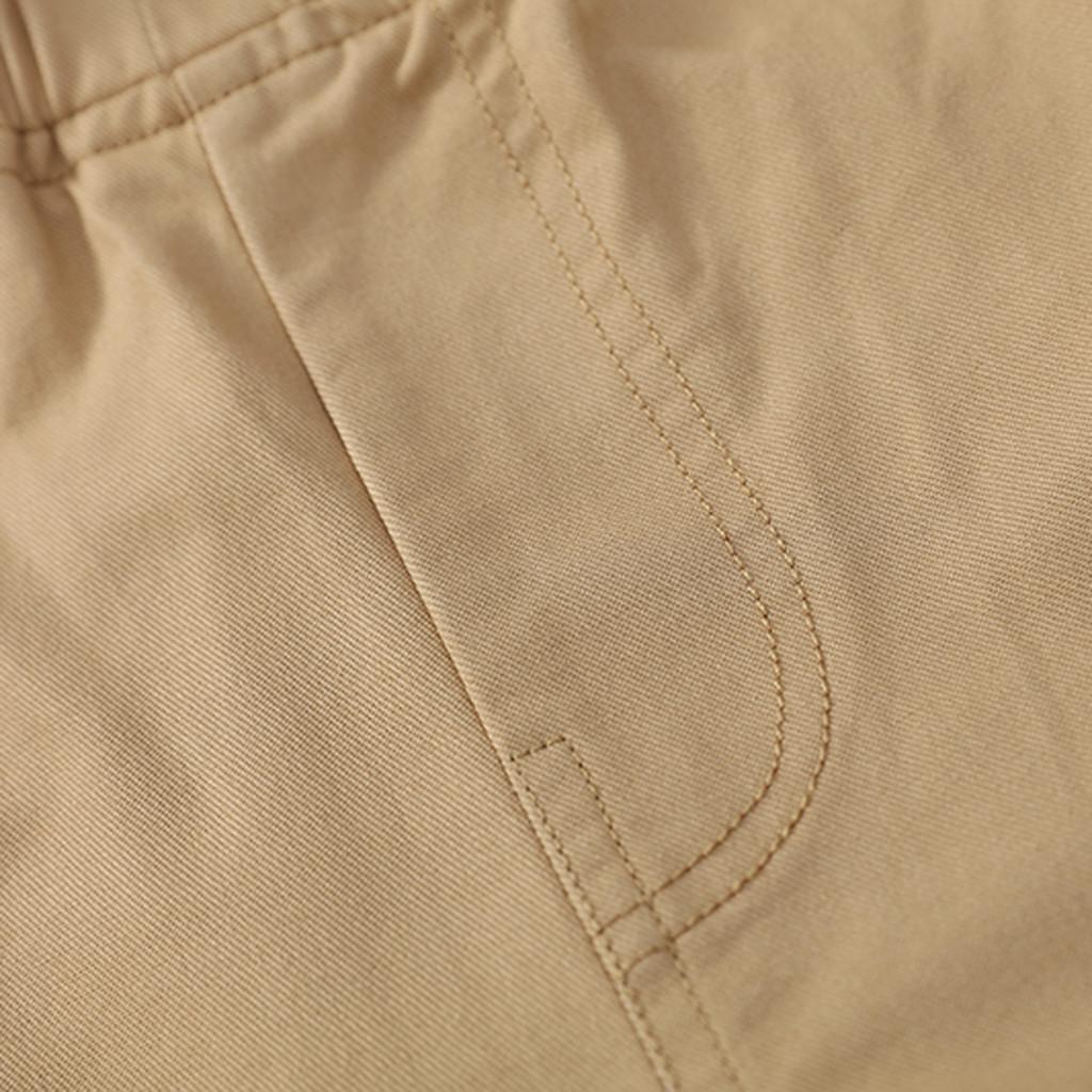 Men's Summer Leisure Sports Five-cent Trousers Cotton Belted Beach Short Pants