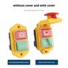 High-end Waterproof And Dustproof Momentary Electromagnetic Switches, 250V, 2-Button, Machine Safety Switches, KJD6, 5E4