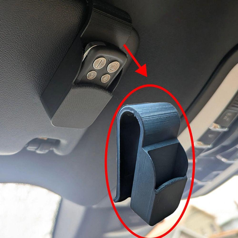 Anti-lost Garage Door Remote Holder Clip On Visor Organizer Car Sun Visor Garage  Car Interior